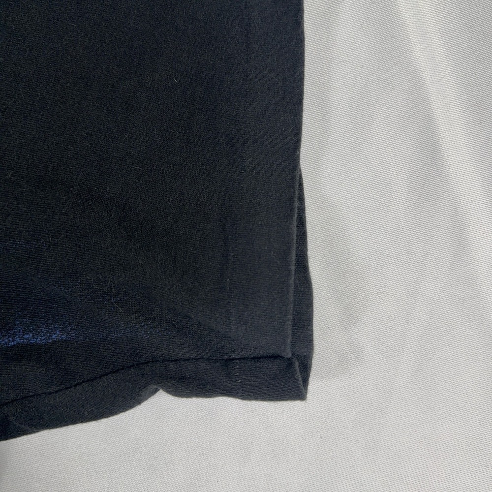 Vintage Wolf Moon Graphic T-Shirt AOP Single Stitch Large Black USA - Picture 6 of 9
